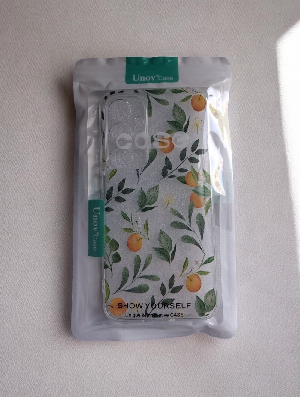 Galaxy S24 FE Case Clear with Design Soft TPU Shock Absorption SlimCase